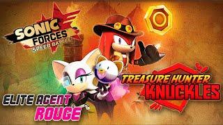 Sonic Forces Speed Battle v.3.0.0 - Treasure Hunter Knux & Elite Agent Rouge - Gameplay Showcase