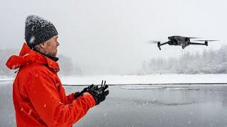 5 Tips For Flying Drones in Snow Winter and Cold Weather