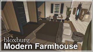 BLOXBURG - Modern Farmhouse Mansion Speedbuild interior + full tour