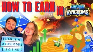 How to earn money in League Of Kingdoms - Full guide - LOK