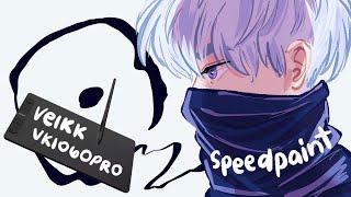  toge inumaki speedpaint  trying out a new drawing tablet  Veikk VK1060PRO