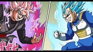 VEGETA VS GOKU BLACK ROUND 2 AI voices + Manga