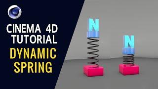 Dynamic Spring - Cinema 4D Tutorial