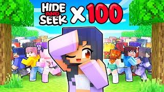 100 PLAYER Hide N Seek In Minecraft