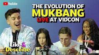 MatPat & Friends Explore the Eras of Mukbang LIVE @vidcon  - Like & Describe Podcast #8