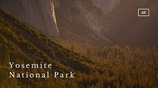 Yosemite National Park 4k Cinematic  Relaxing Scenic Footage