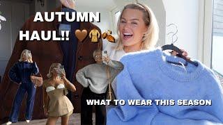 NEW AUTUMN HAUL WHAT TO WEAR FOR FALL & OUTFIT INSPO