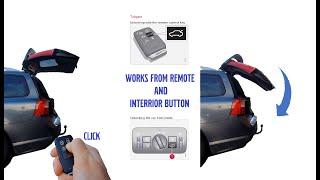 V70TAIL Module Installation preview. Boot lid remote close for Volvo V70XC70 2007-2016 MY