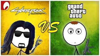 Cyberpunk Gamers vs GTA Gamers