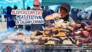 I Traveled to Canada for the LARGEST All You Can Eat “MEAT FESTIVAL” in North America