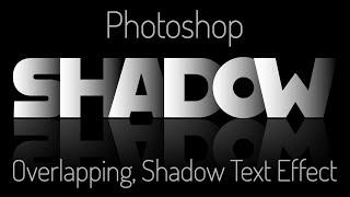 Photoshop Create a Powerful Dramatic Deep Overlapping Text Effect with Reflection