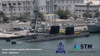 Turkey Delivered the first Agosta 90B Submarine Modernized under Pakistans Modernization Program