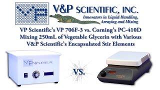 Midi-Stirrus VP 706F-3 vs  A standard Stir Plate PC 410D