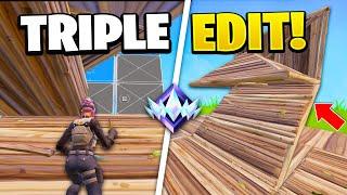 How to TRIPLE EDIT like a PRO in FORTNITE