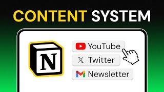 My SECRET Content Creator Notion Template Full Tour