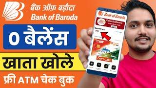 Bank of Baroda Online Account Opening  BOB Zero Balance Account Opening Online  Bank of Baroda