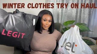 Winter CLOTHING HAUL 2024  Winter Clothes TRY ON HAUL 2024  JET CLOTHING  LEGIT