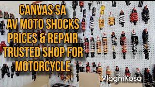 AV MOTO SHOCKS  PRICES AND BRANDS TRUSTED SHOP @vlognikosa  @AVMotoTuning