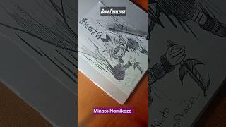 Quick sketch of Minato Namikaze #anime #viral #shorts#naruto