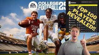 Top 100 Players Revealed College Football 25