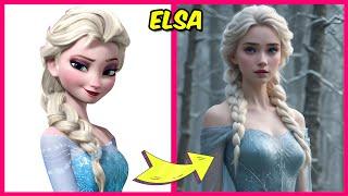 Frozen Movie Characters in Real Life and their Favorite DRINKS FOODS & More  Elsa Anna Olaf