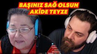 ELRAENN AKİDE TEYZEYE BAŞ SAĞLIĞI DİLİYOR