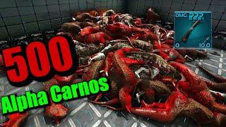 Loot From 500 ALPHA CARNOS - Ark Survival Evolved