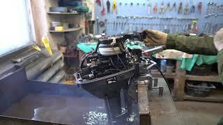 Микацу 9.8 запуск замер компрессии АквацентрДВ ремонт продажа лодочных моторов 89240000030