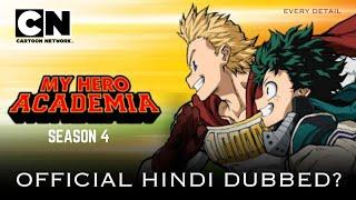 My Hero Academia Season 4 Hindi Dubbed Release Date  My Hero Academia Season 4 Cartoon Network