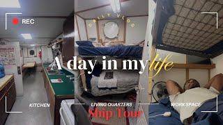 Living on A Tug Boat  Ship Tour