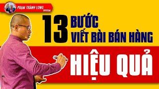 Kinh Doanh Online 13 bước viết bài bán hàng online hiệu quả trên Facebook  Phạm Thành Long