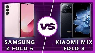 Xiaomi Mix Fold 4 vs Samsung Z Fold 6 Detailed Comparison