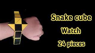 Snake cube watch  Snake cube watch 24 pieces  Snake cube  Snake cube tutorial  24 pieces