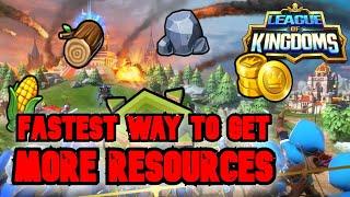 League of Kingdoms - Get more Resources fastFastest way to create a farm