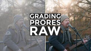 Color Grading PRORES RAW For The First Time  Sony FX6 & Atomos Ninja V Footage