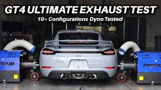 Testing Every Porsche 718 Cayman GT4 Exhaust & Sound On Dyno  Soul Performance