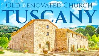 Old Renovated Church With Indoor Spa & Pool For Sale In Tuscany  Lionard