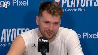 Luka Doncic talks kyrie & Game 5 Win vs Clippers Postgame Interview
