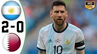 Qatar vs Argentina 0-2 - All Goals and Highlights 2019