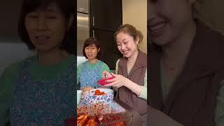 Raw Marinated Crab Rice Bowl  #koreanfood #mukbang