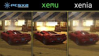 Burnout Revenge  PCSX2 vs Xemu vs Xenia Comparison  PS2  Xbox  Xbox 360