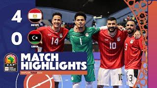 AFCON Futsal 2024  Egypt 4-0 Libya  Matchday 1