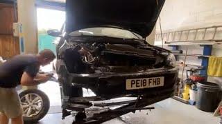 REPAIRING AN ACCIDENT DAMAGED 2018 VW POLO SALVAGE REBUILD