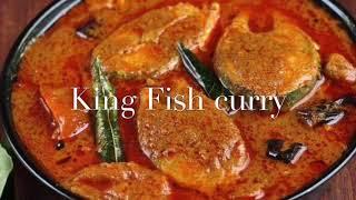 Kingfish curry without coconut  Restaurant style kingfish curry recipe.