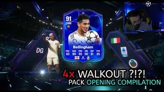 x4 WALKOUT ?? Luckiest FC25 PACK OPENING 