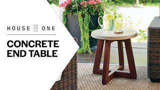 How to Build a Concrete End Table  House One  This Old House