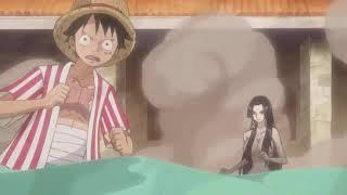 #Luffy protected #Hancock in the bath