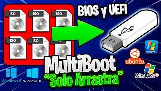 CREAR USB Multiboot BIOS Y UEFI Con VENTOY  Todo En Un Solo USB 