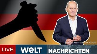 EXTREMISMUS IN DEUTSCHLAND Olaf Scholz spricht zur aktuellen Sicherheitslage  WELT LIVESTREAM