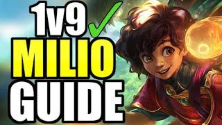 How to play Milio Support PERFECTLY... 1V9 MILIO GUIDE